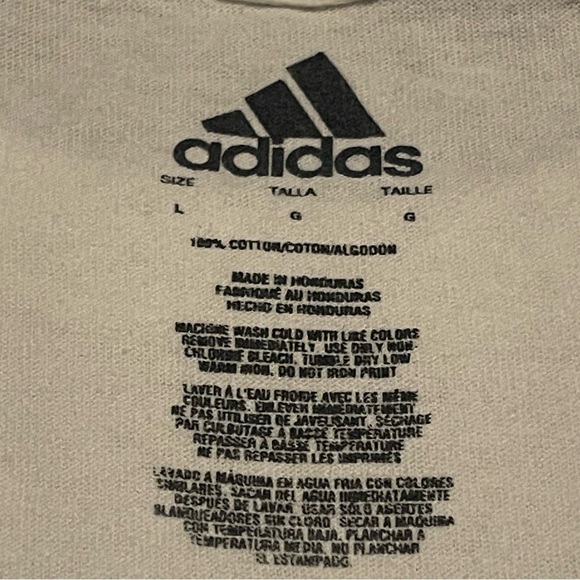 LARGE Adidas Short Sleeve Large - Picture 4 of 4